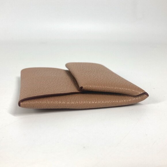 HERMES Bicolor Bastia Verso Wallet Coin Compartment Square coin purse Unused - Picture 15 of 16